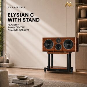 Wharfedale Elysian C + Stand Flagship / 3- Way Centre Channel Speaker