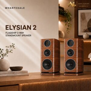 Wharfedale Elysian 2 Flagship 3 - way Standmount Speaker