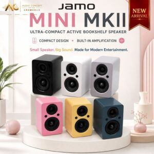 Jamo Mini MKII Ultra-Compact Active Bookshelf Speaker