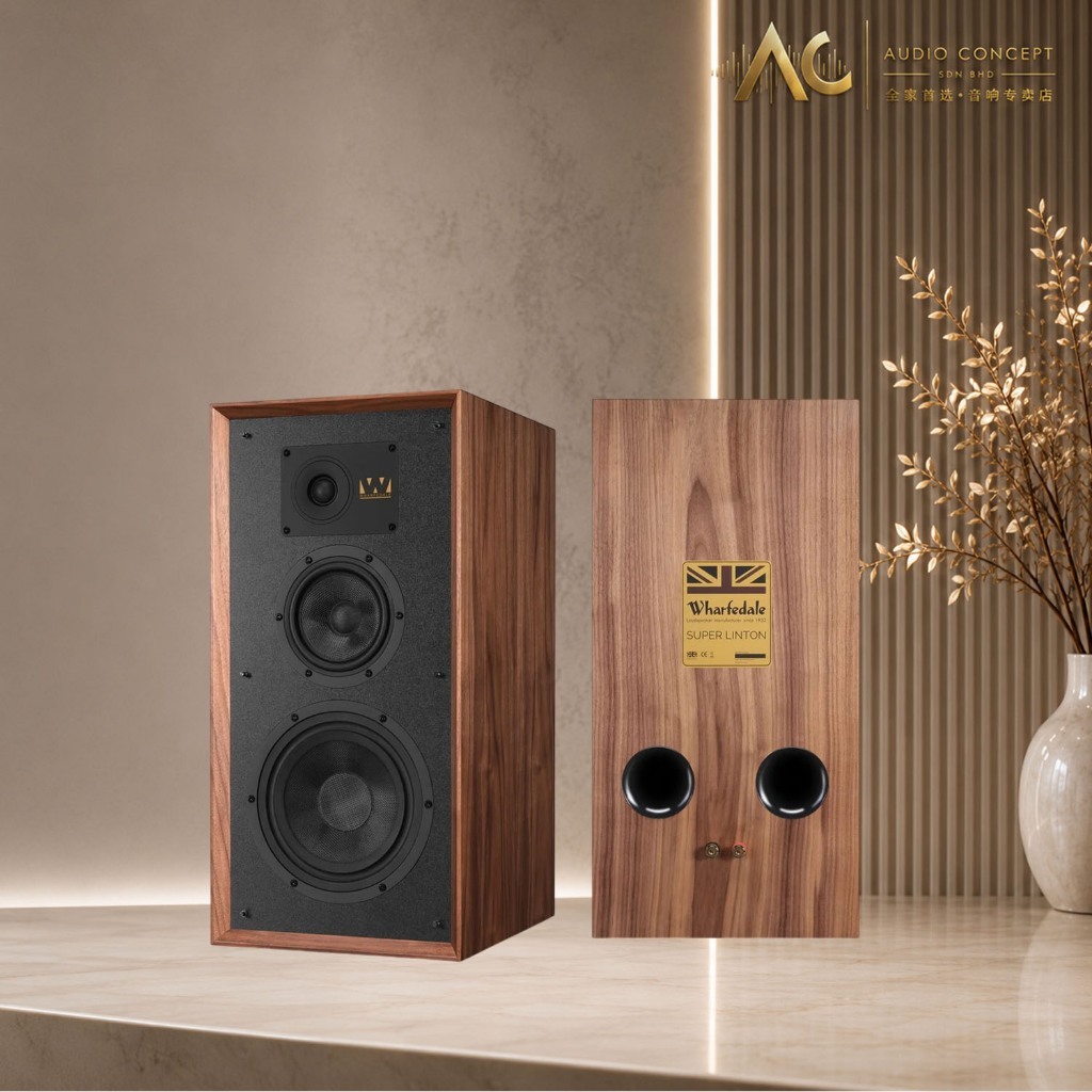 Wharfedale Super Linton Premium Heritage 3-Way Standmount Speaker - Image 6