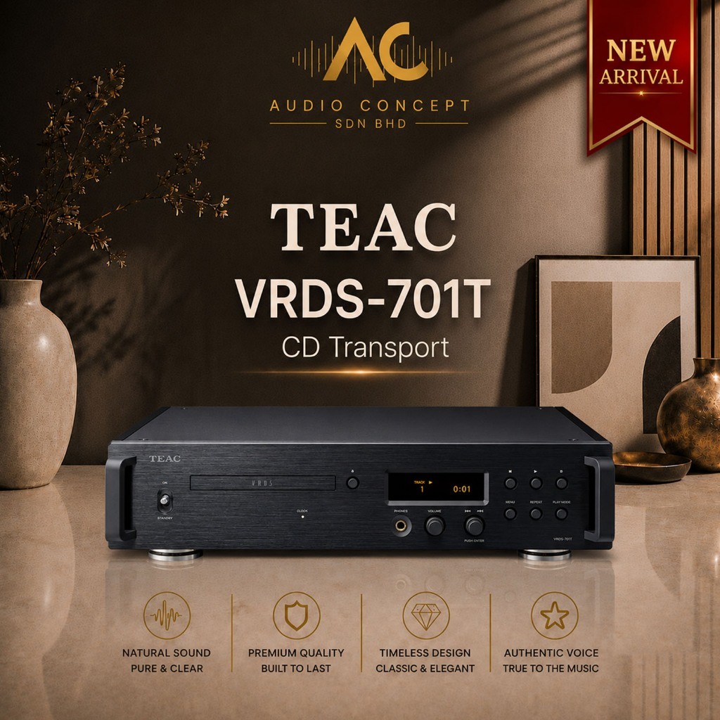 TEAC VRDS-701T REFERENCE 700 SERIES CD TRANSPORT - Image 3