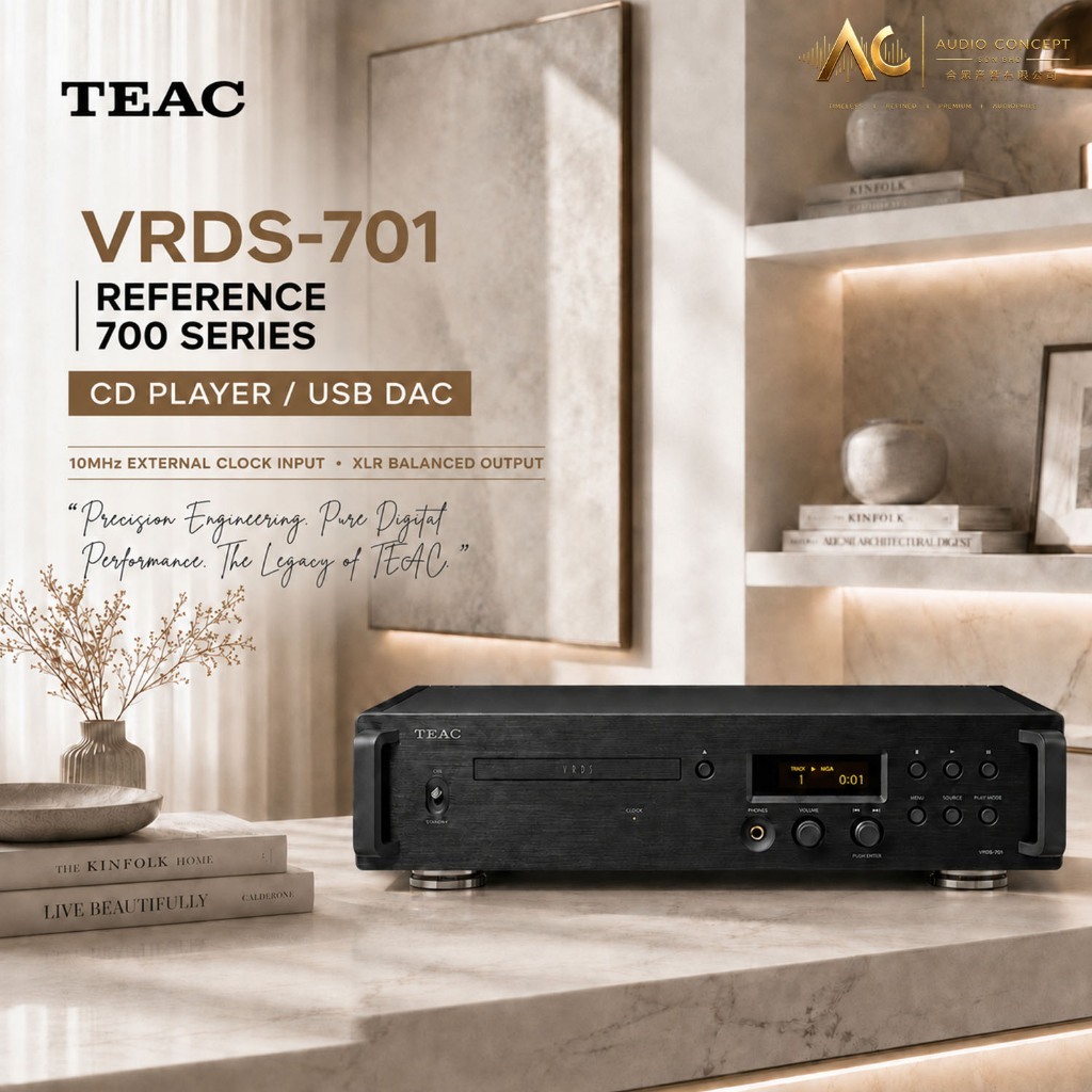 Teac VRDS-701 Reference 700 Series Cd Player/ USB Dac