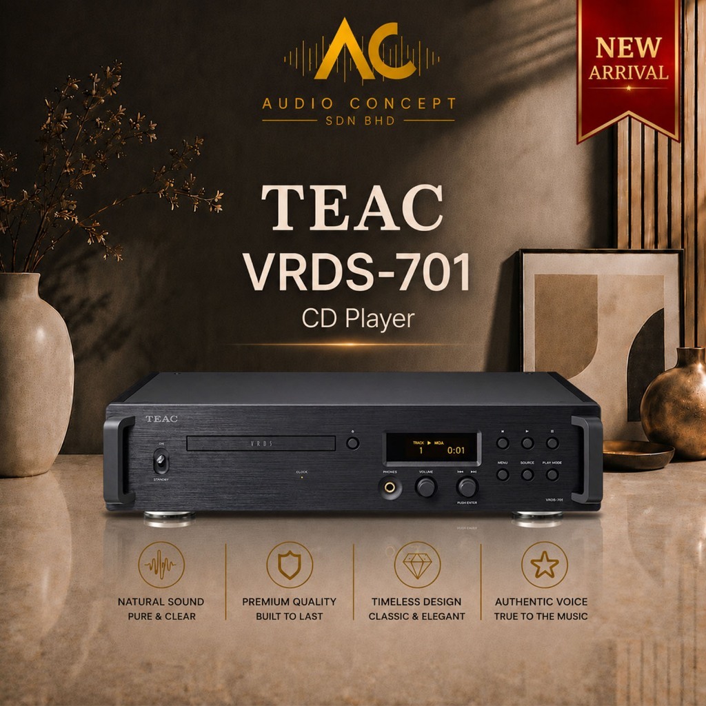 Teac VRDS-701 Reference 700 Series Cd Player/ USB Dac - Image 3