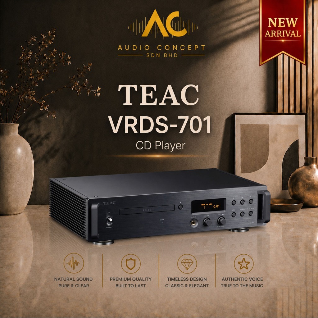 Teac VRDS-701 Reference 700 Series Cd Player/ USB Dac - Image 4