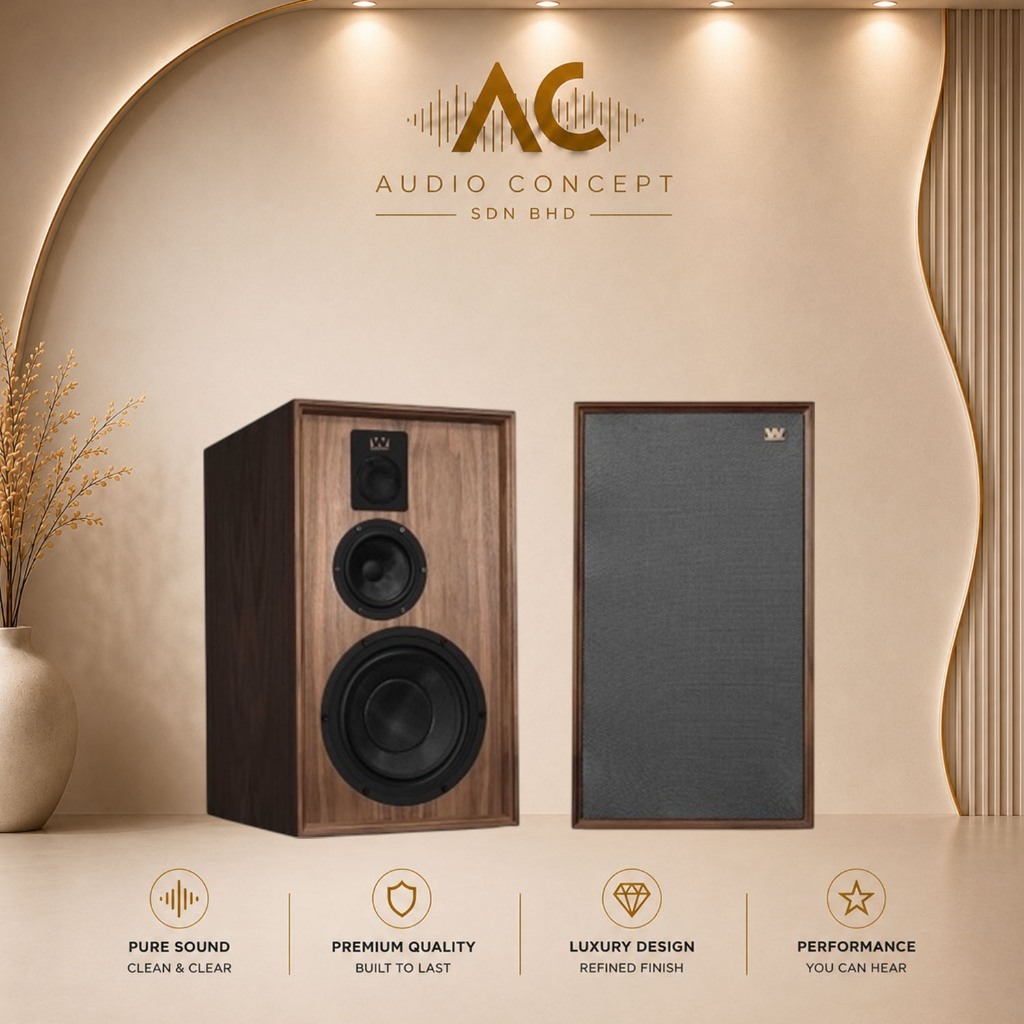 Whaefedale Dovedale 90 + Stand Flagship 3-Way Heritage Standmount Speaker - Image 5