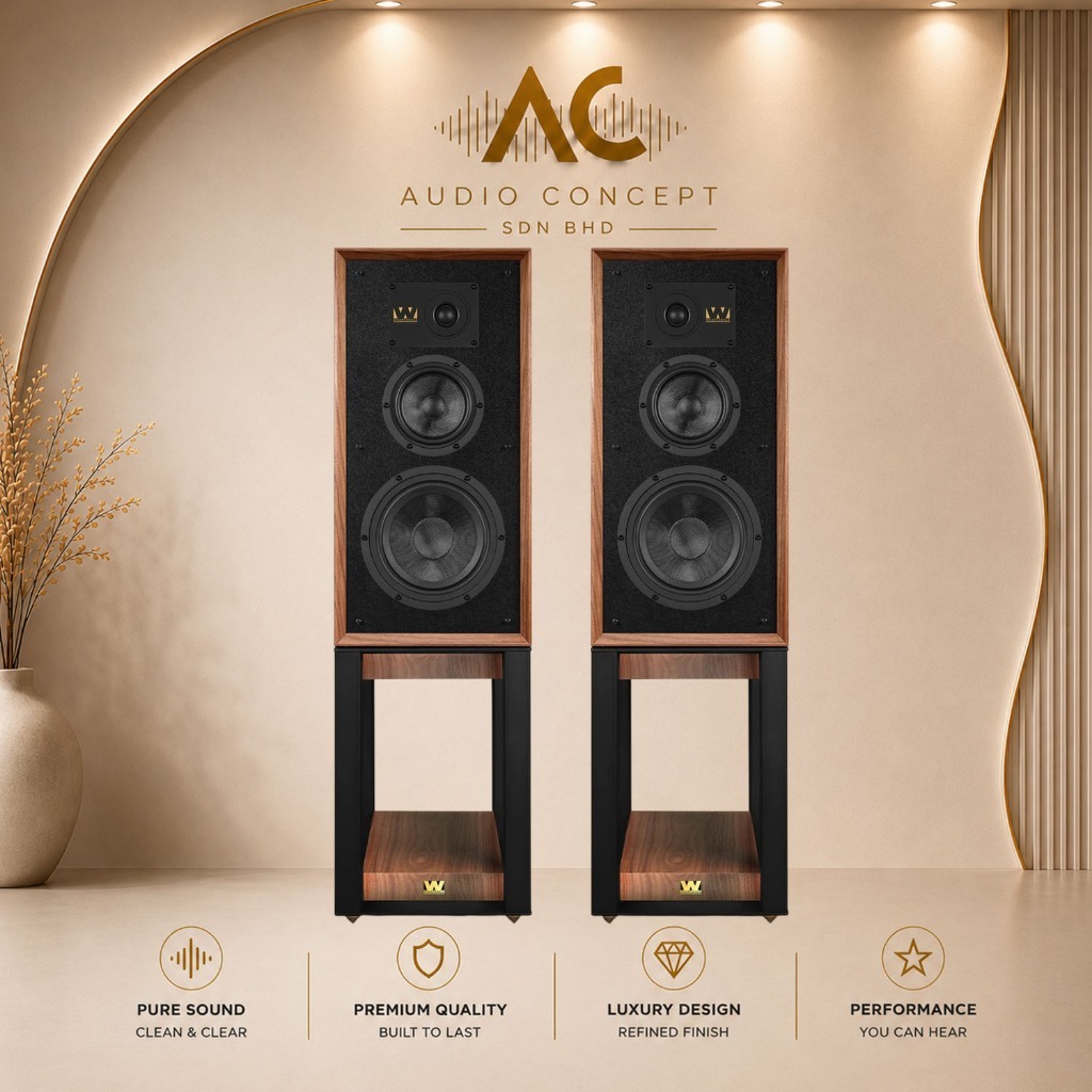 Wharfedale Super Linton + Stand Premium 3-Way Heritage Standmount Speaker - Image 5