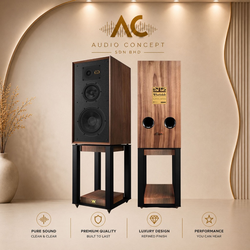 Wharfedale Super Linton + Stand Premium 3-Way Heritage Standmount Speaker - Image 7