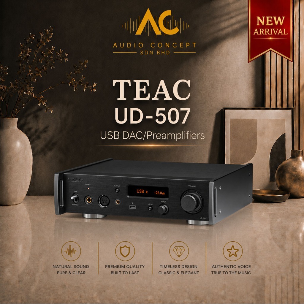 Teac Ud-507 Reference 500 Series USB Dac/Preampufier - Image 4