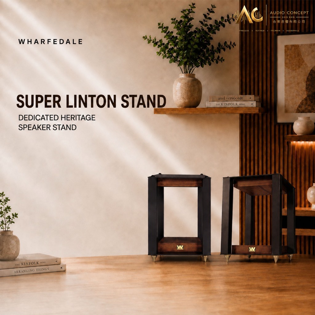 Wharfedale Super Linton Stand Dedicated Heritage Spearker Stand