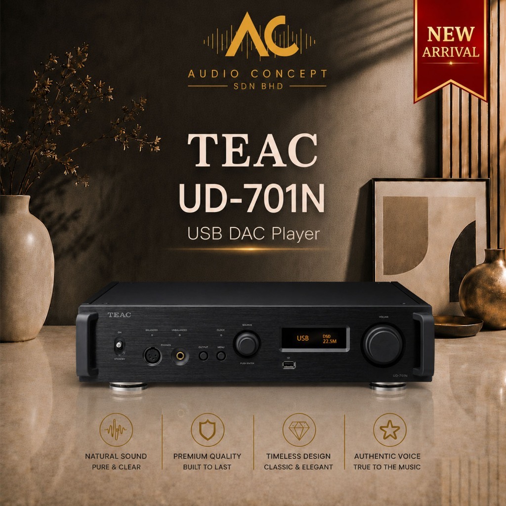 Teac UD-701N Reference 700 Series USB DAC/ Network Player - Image 3