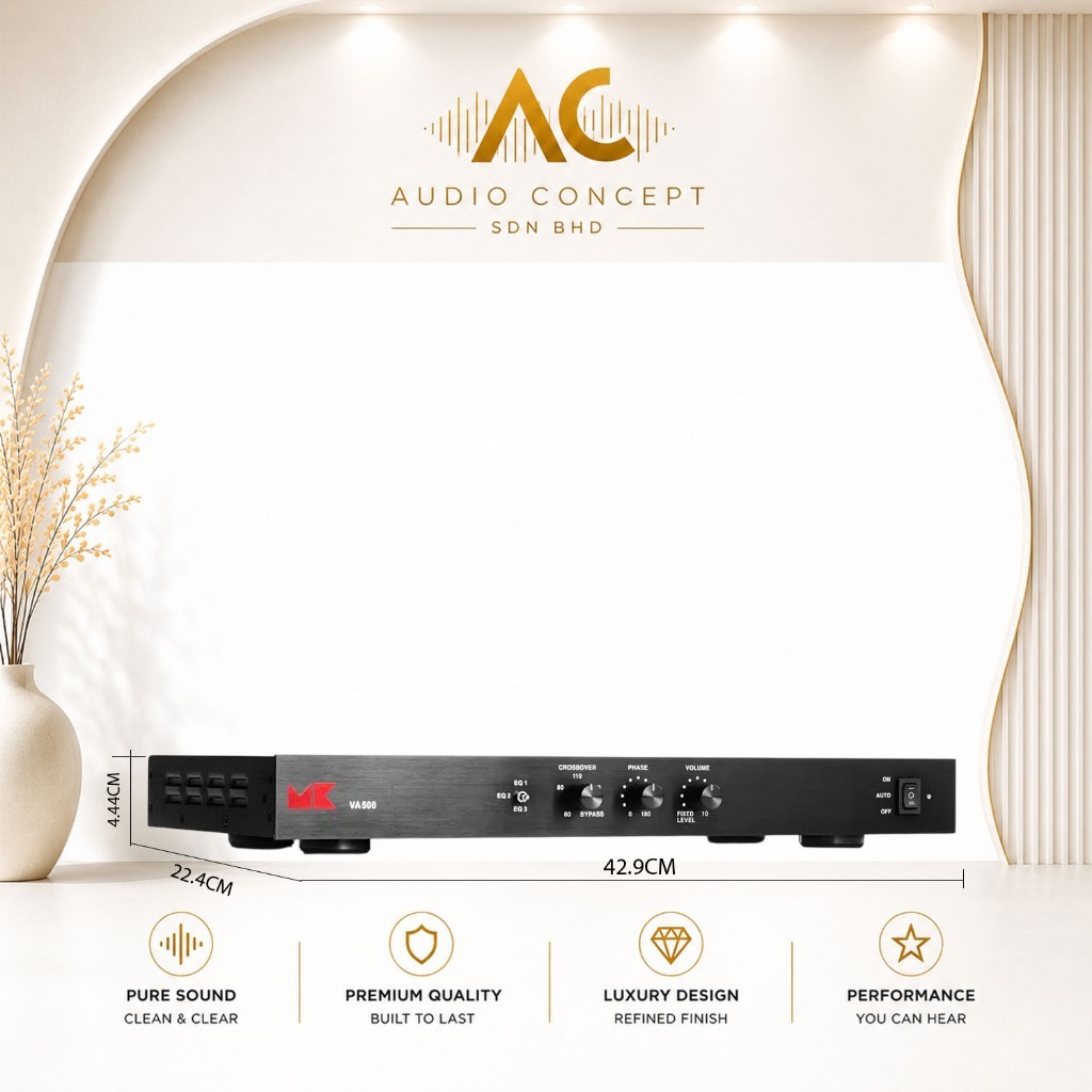 Miller & Kreisel VA500 Dedicated Subwoofer Amplifier For IW28S - Image 6