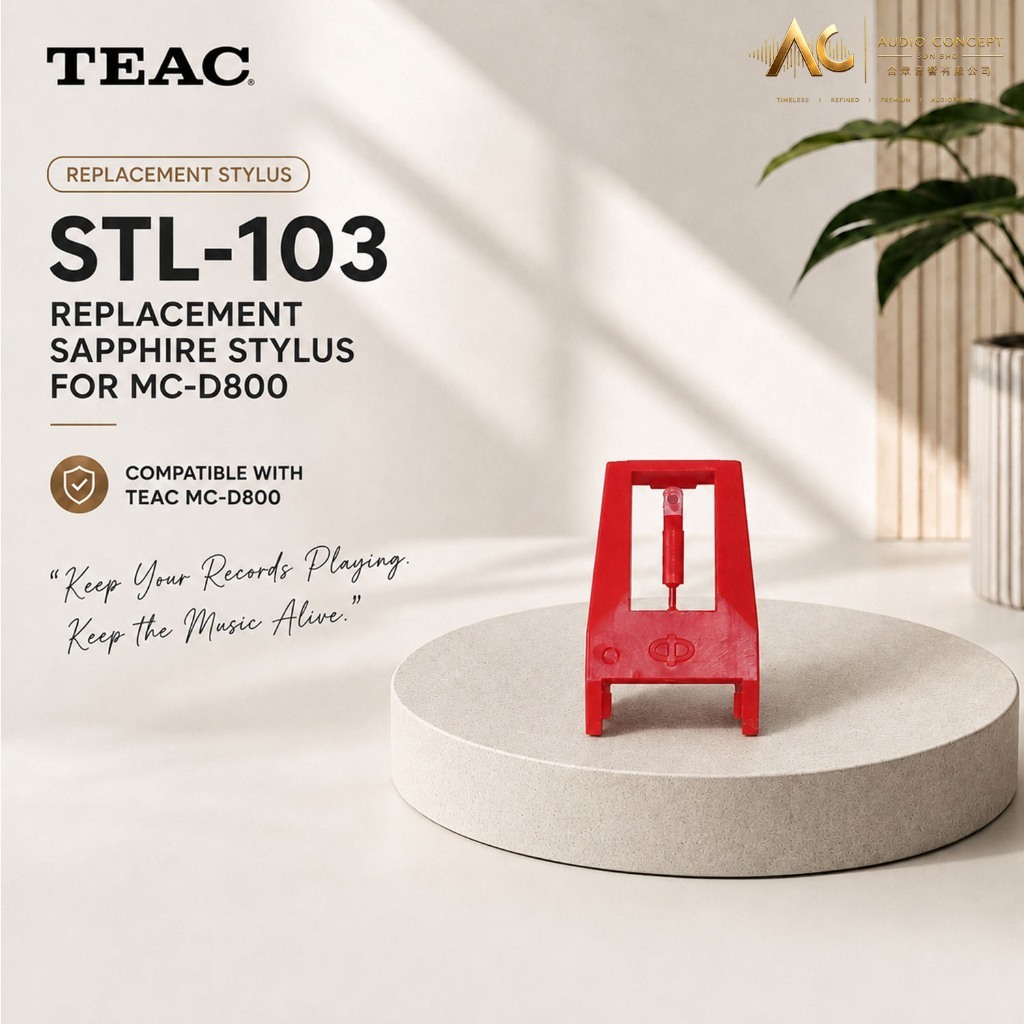 Teac STL-103 Replacement Sapphire Stylus (For MC-D800)