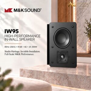 Miller & Kreisel IW95 High-Performance In-Wall Speaker