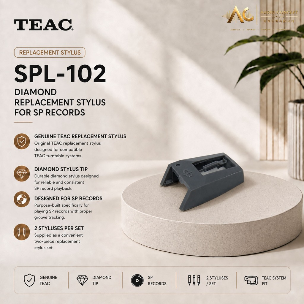 Teac SPL-102 Diamond Replacement Stylus For Sp Records - Image 2