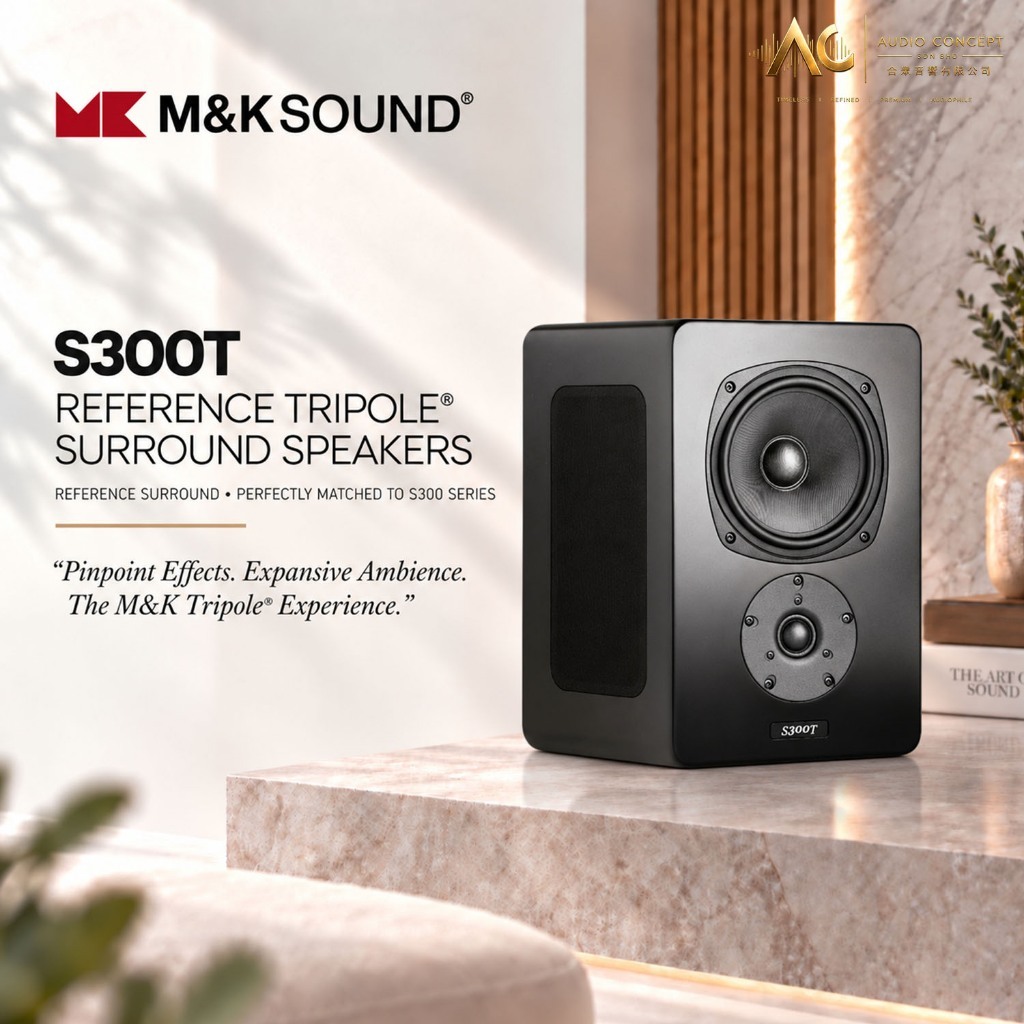 Miller &Kreisel S300T Reference Tripole Surround Speakers