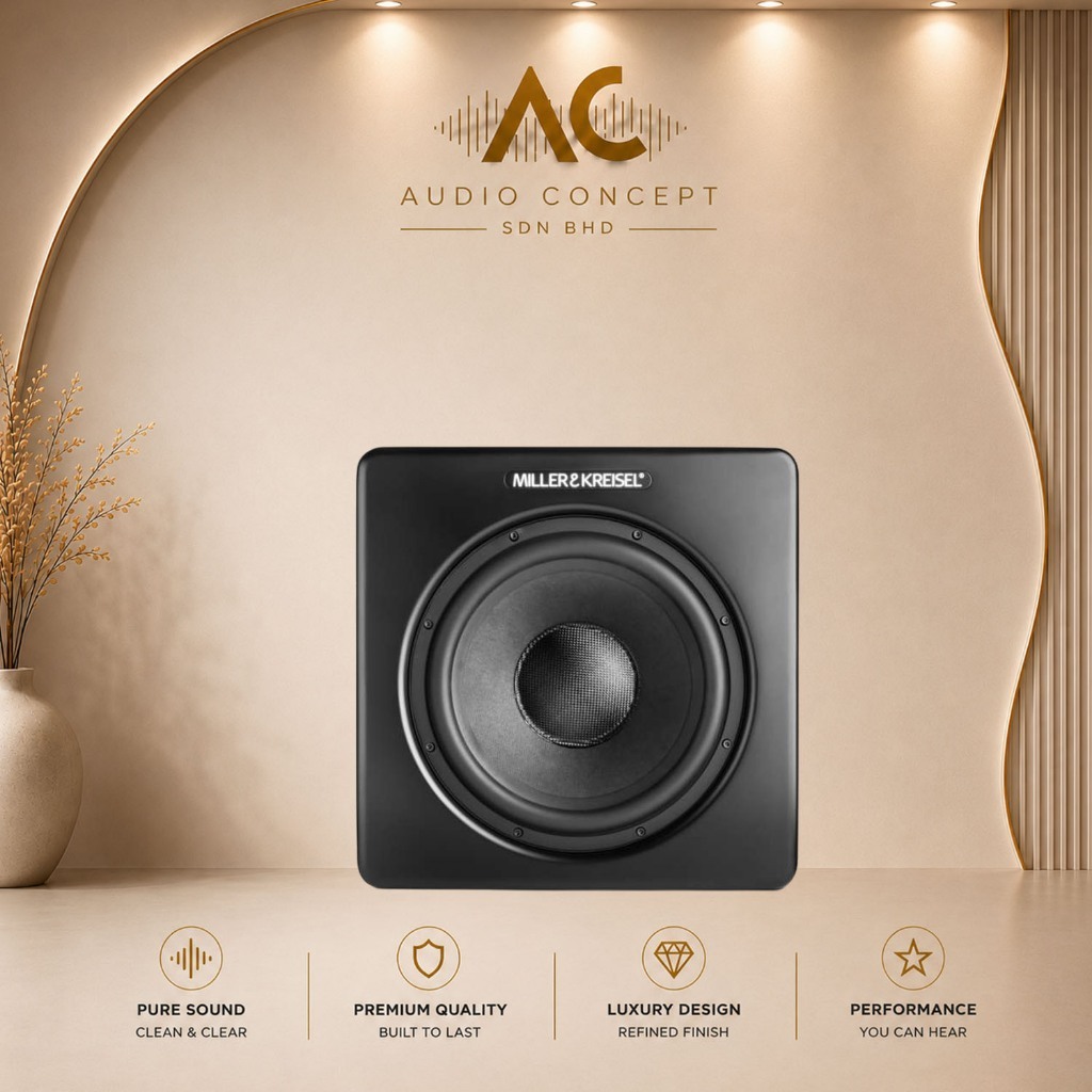 Miller & Kreisel V10+ Compact High - Performance Active Subwoofer - Image 3