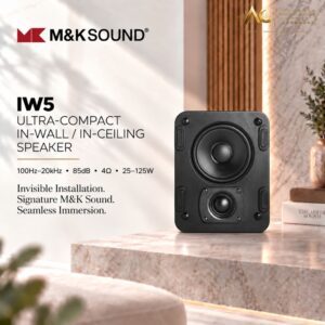 Miller & Kreisel IW5 Ultra-Compact In-Wall / In-Ceiling Speaker