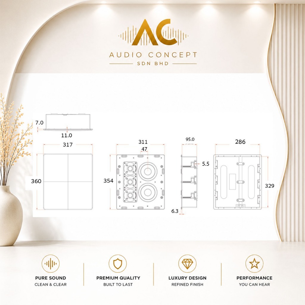 Miller & Kreisel IW150 Reference In-All Monitor Speaker - Image 6