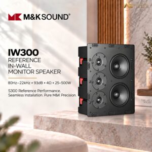 Miller & Kreisel IW300 Reference In-Wall Monitor Speaker