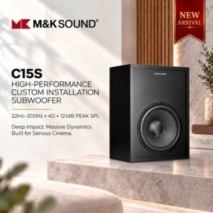 Miller & Kreisel C15S High-Performance Custom Installation Subwoofer