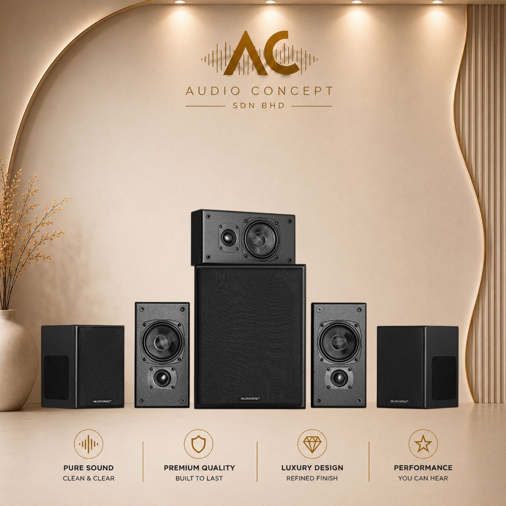 Miller & Kreisel Movie 5.1 Compact High-Performance 5.1 Home Cinema System - Image 3