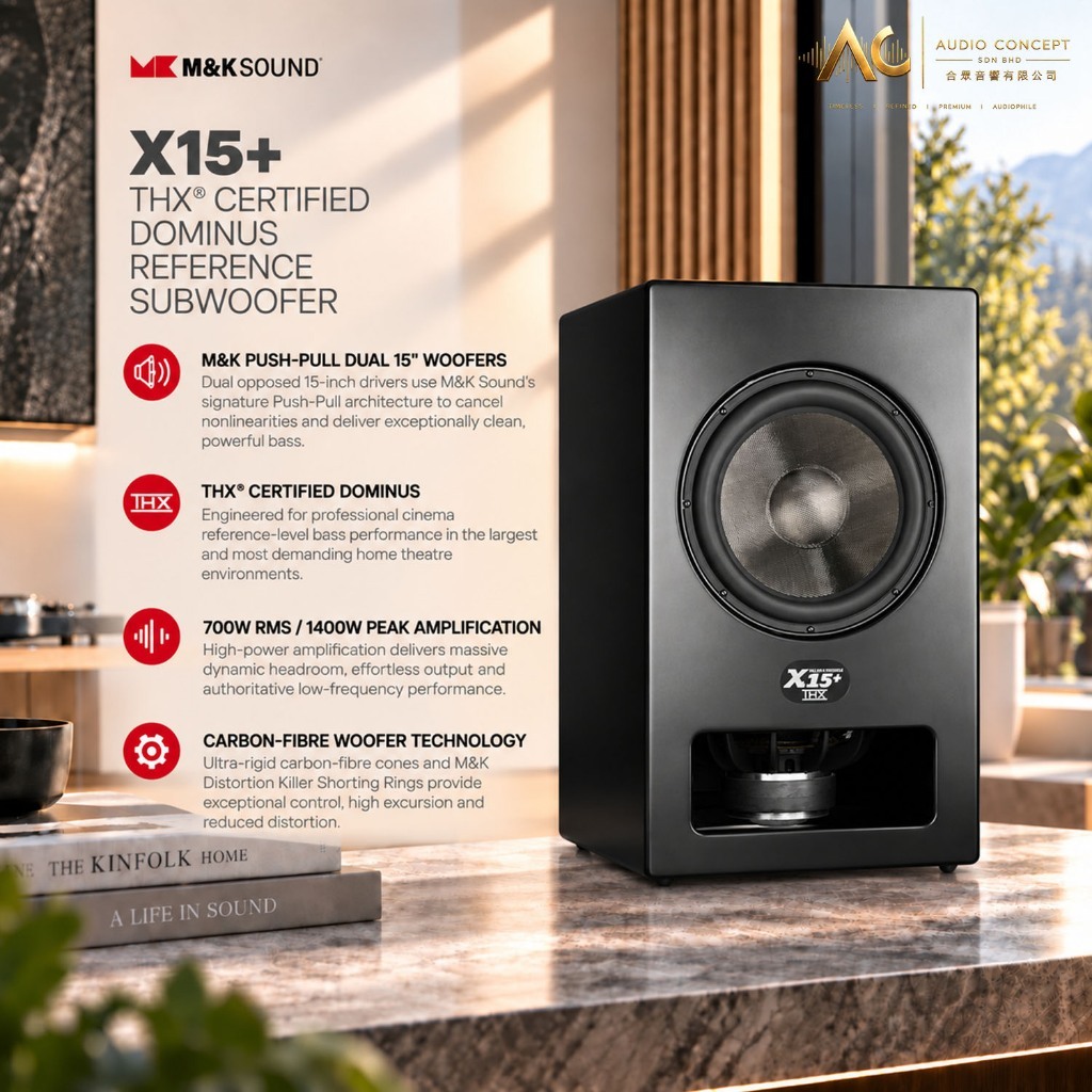 Miller & Kreisel X15+ Thx Certified Dominus Reference Subwoofer - Image 2