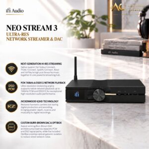 IFI Audio NEO Stream 3 Ultra-RES Network Streamer & DAC (UK)