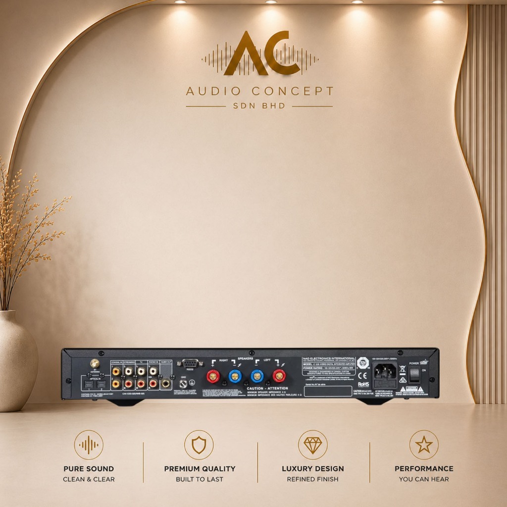 NAD C328 Hybrid Digtal DAC Integrated Amplifier - Image 4