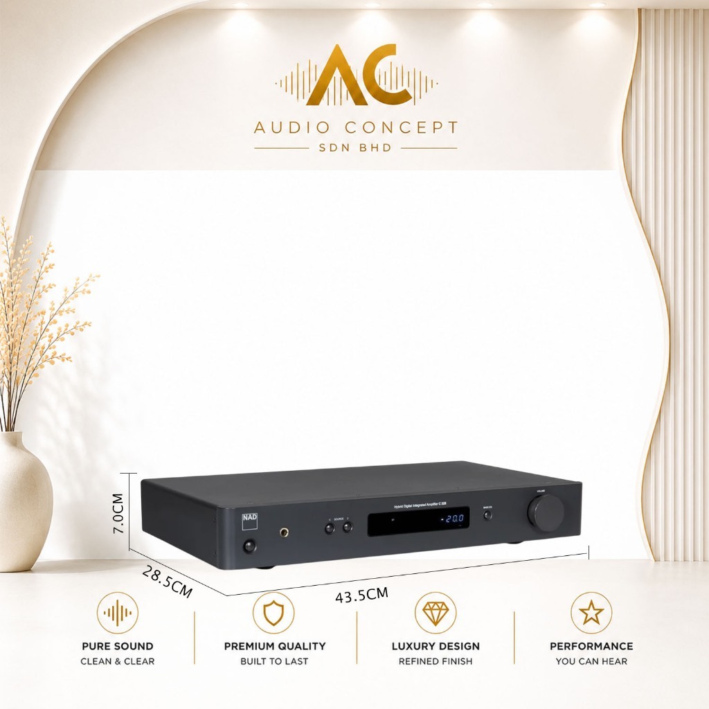 NAD C328 Hybrid Digtal DAC Integrated Amplifier - Image 5