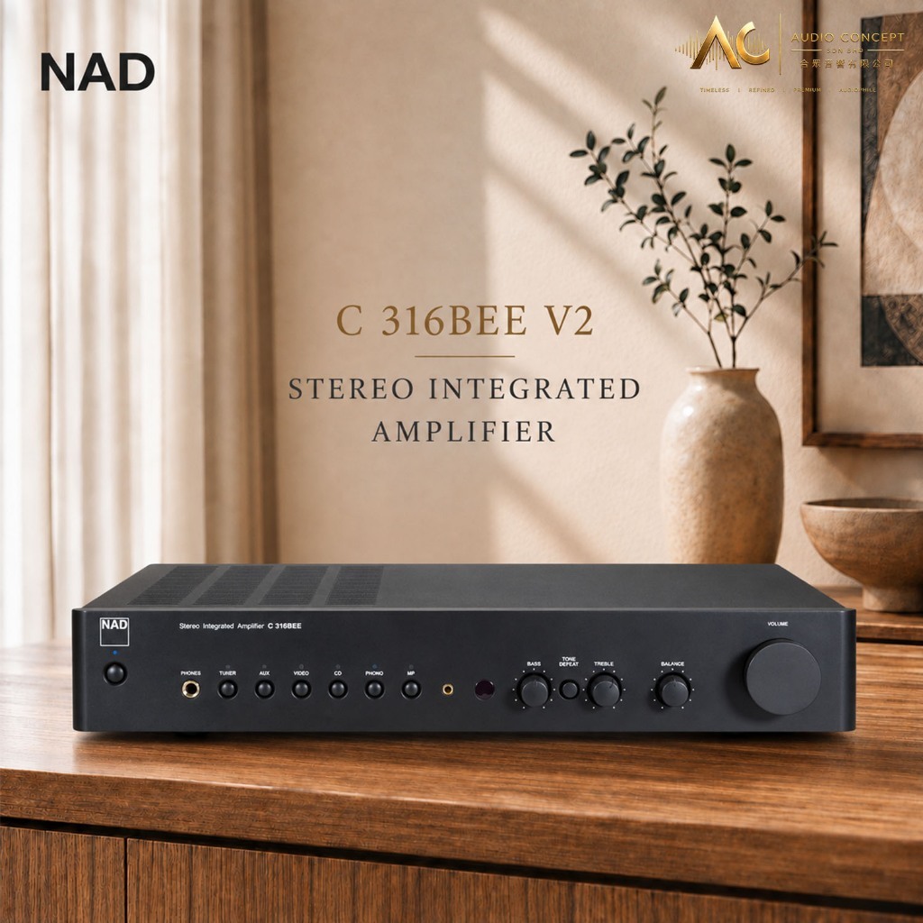 NAD C 316Bee V2 Stereo Integrated Ampliier