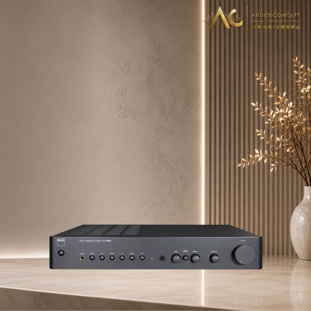 NAD C 316Bee V2 Stereo Integrated Ampliier - Image 3