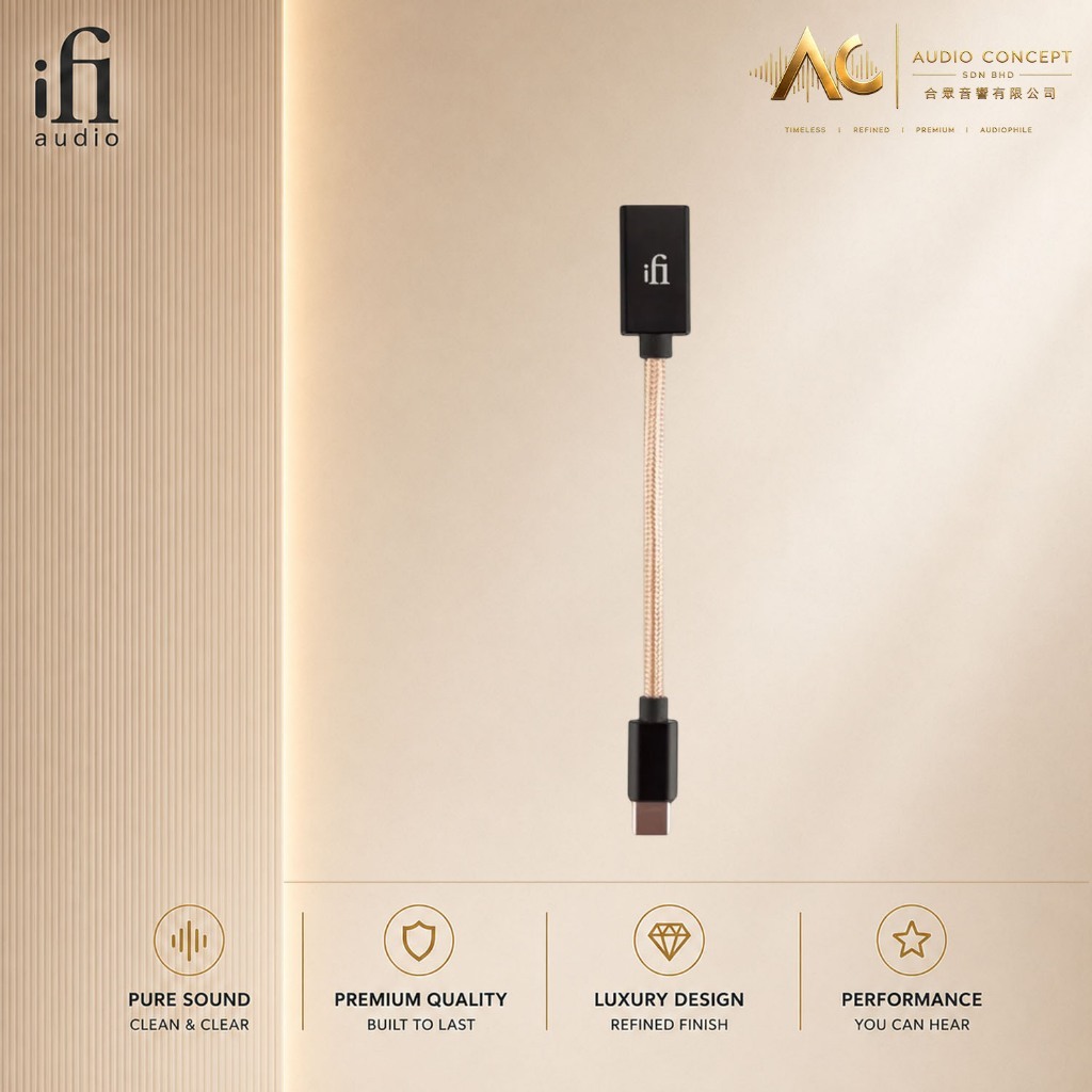 IFI Audio Type-C OTG Cable / USB-C Digital Audio OTG Cable - Image 3