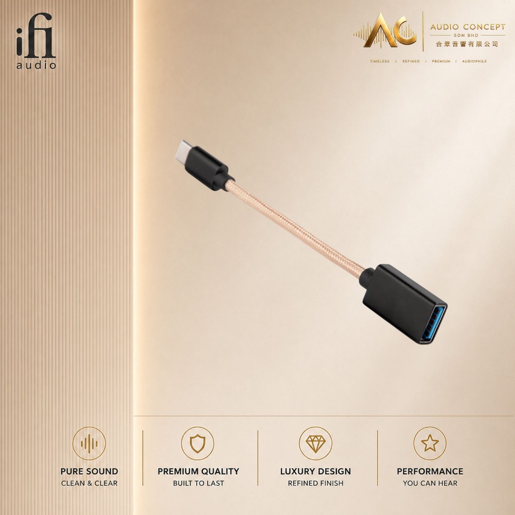 IFI Audio Type-C OTG Cable / USB-C Digital Audio OTG Cable - Image 4
