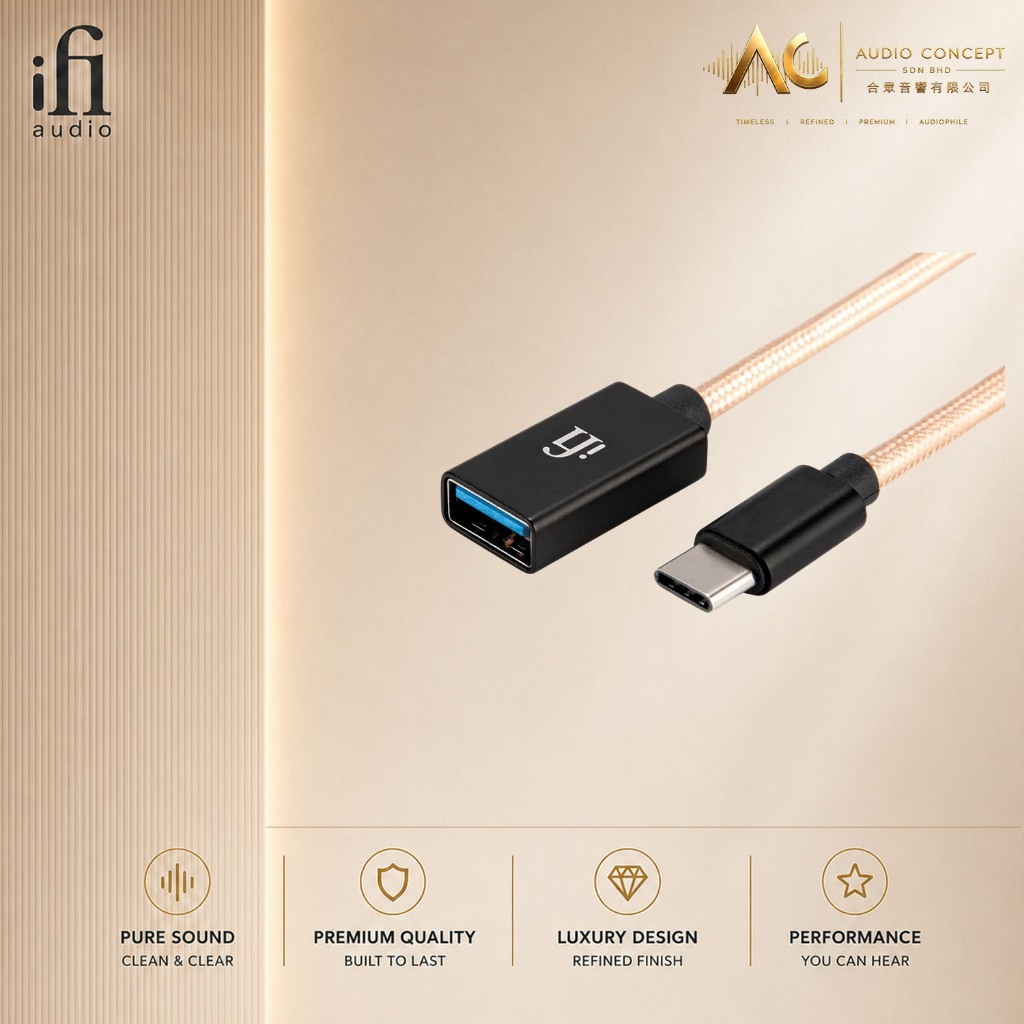 IFI Audio Type-C OTG Cable / USB-C Digital Audio OTG Cable - Image 5