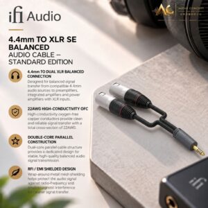 IFI Audio 4.4MM - XLR Balanced Audio Cable (Standard Edition)