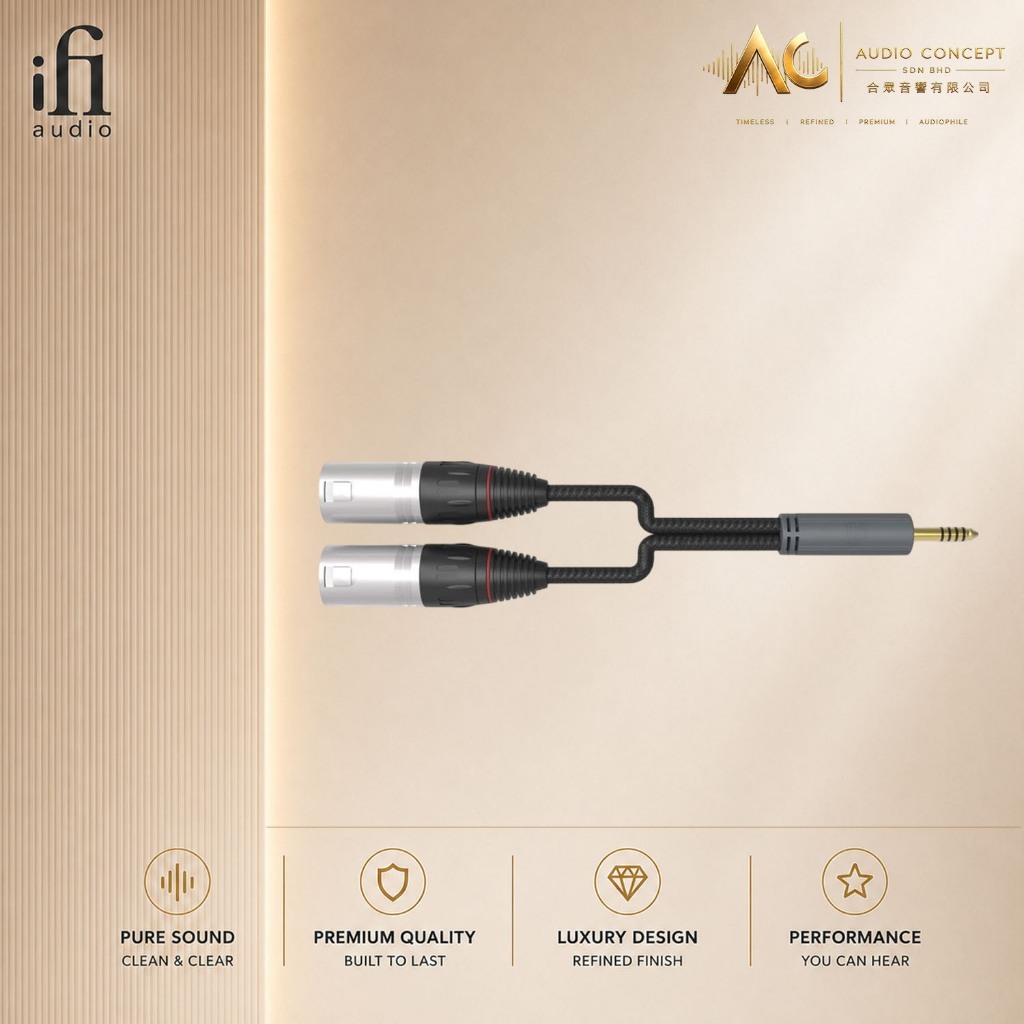 IFI Audio 4.4MM - XLR Balanced Audio Cable (Standard Edition) - Image 2