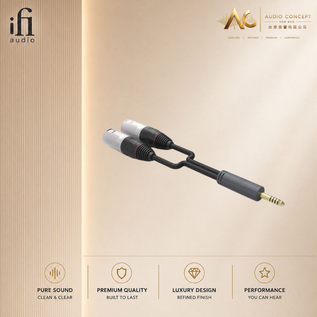 IFI Audio 4.4MM - XLR Balanced Audio Cable (Standard Edition) - Image 4