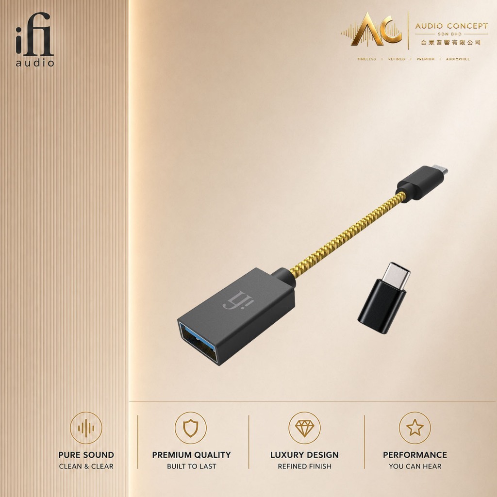 IFI Micro OTG Cable With Type - C Adaptor - Image 4