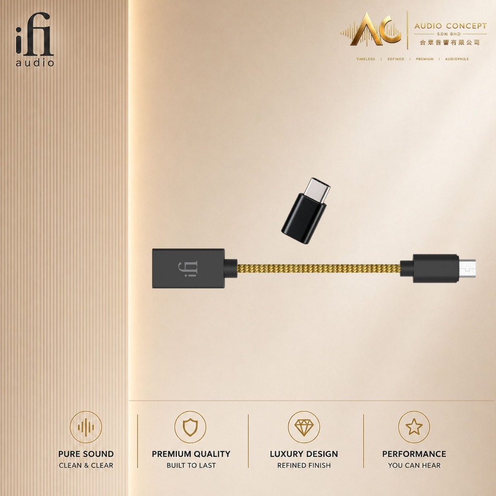 IFI Micro OTG Cable With Type - C Adaptor - Image 5