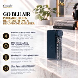 IFI Audio Go Blu Air Portable HI-RES Bluetooth DAC & Headphone Amplifier