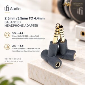 Ifi Audio 2.5MM & 3.5MM - 4.4MM Balanced Headphone Adapter