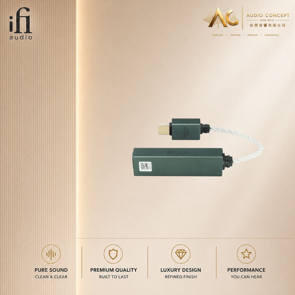 IFi Audio Go Link Max HI-RES Balanced USB-C DAC & Headphone Amplifier - Image 4