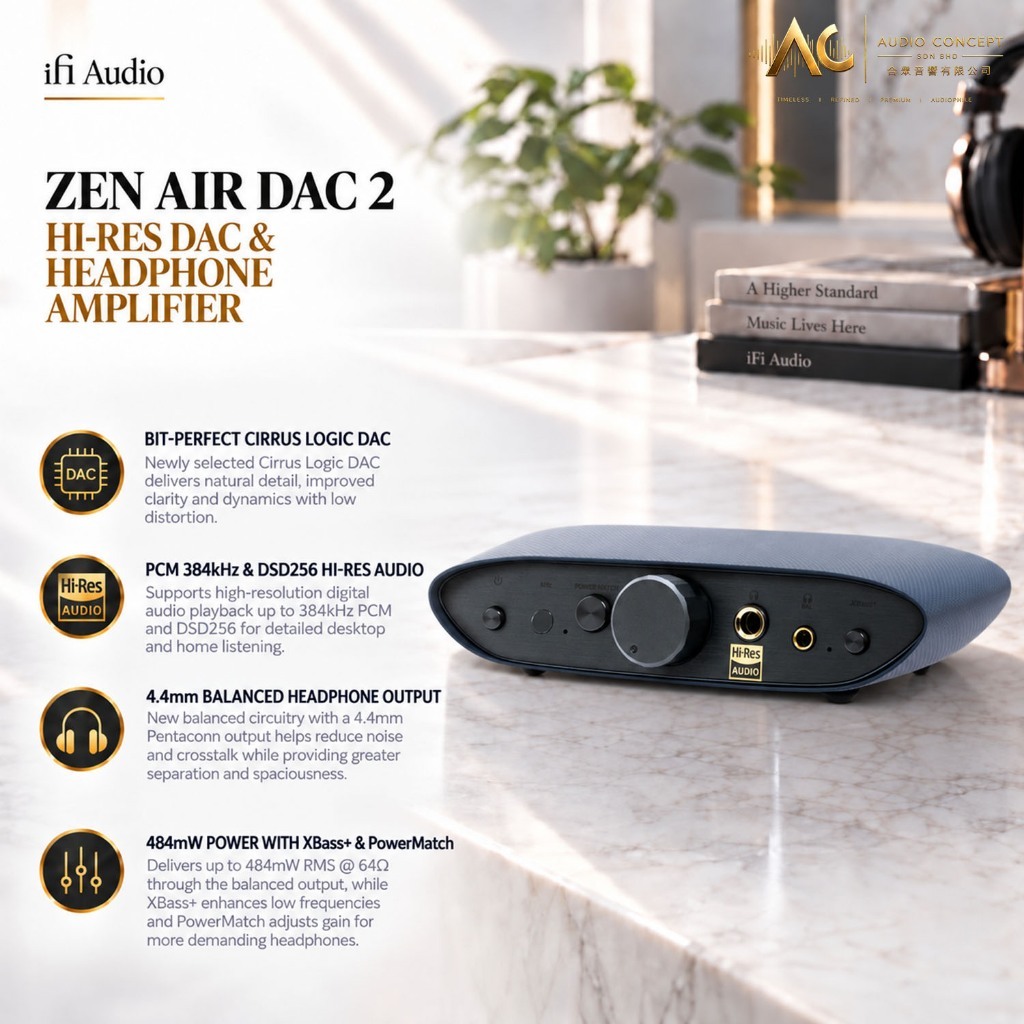 IFI Audio Zen Air DAC 2 Hi-RES DAC & Headphone Amplifier
