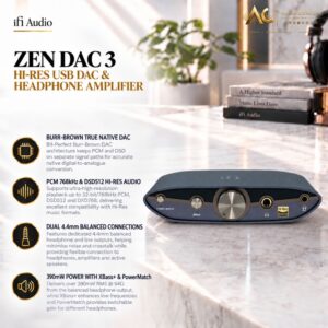 IFI Audio Zen DAC 3 Hi-Res USB Dac & Headphone Amplifier