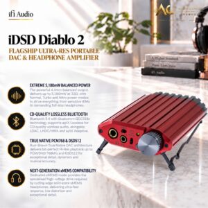 IFI iDSD Diablo 2 Flagship ULTRA-RES Portable DAC & Headphone Amplifier