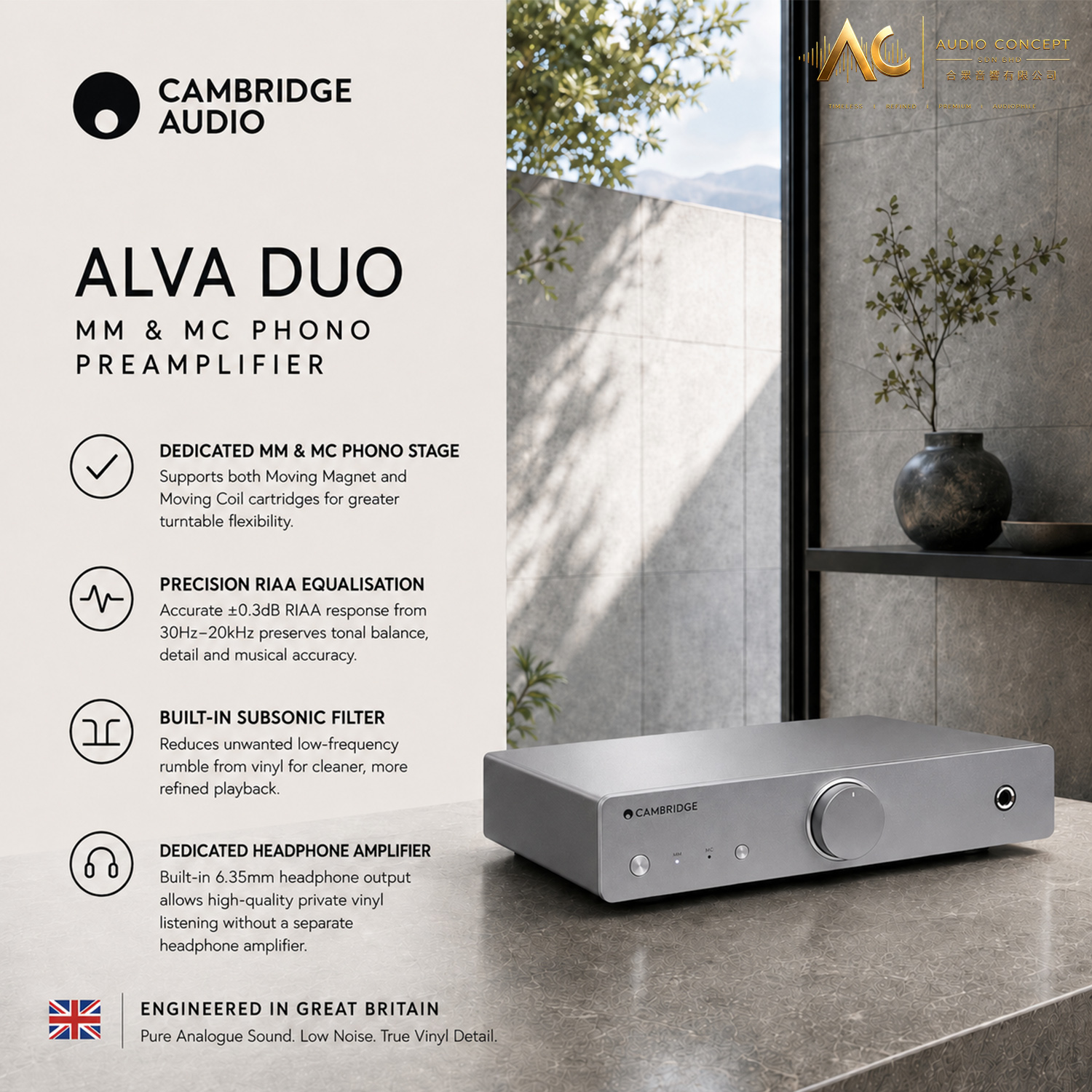 Cambridge Audio Alva Duo MM / MC Phono Preamplifier - Image 2