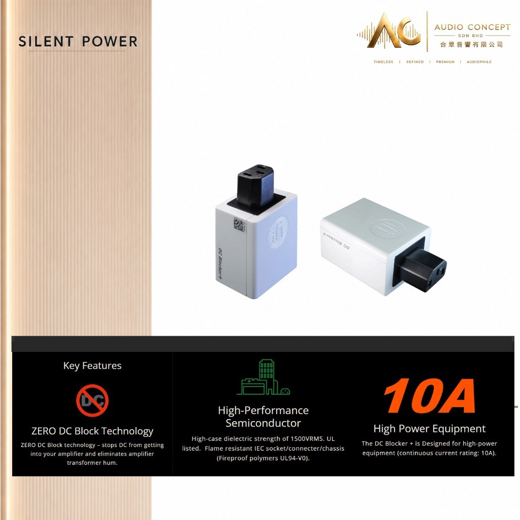 Silent Power DC Blocker+ High-Power DC Offset Blocker & Transformer Hum Fliminator - Image 4