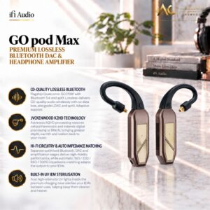 IFI Audio Go Pod Max Premium Lossless Bluetooth DAC & Headphone Amplifier