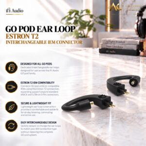 IFI Audio Go Pod Ear Loop - Estron T2 Interchangeable IEM Connector