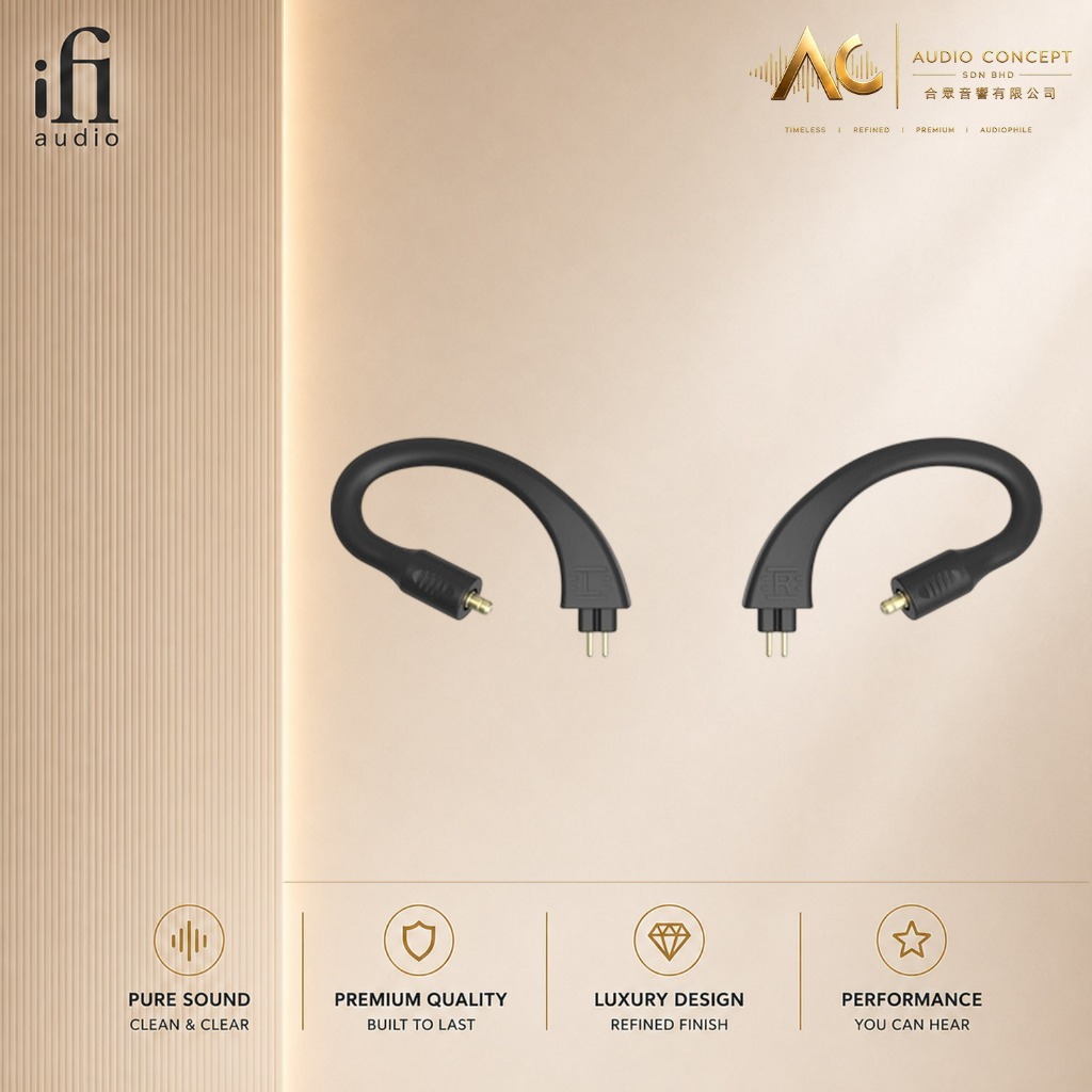 IFI Audio Go Pod Ear Loop - Estron T2 Interchangeable IEM Connector - Image 2